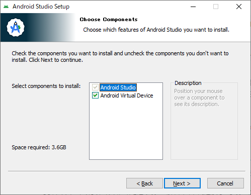 Android Studio バージョンアップ8