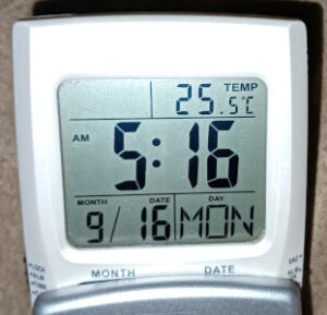 2024年9月16日AM5時16分気温