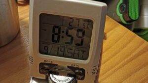 2024年9月14日 道の駅「すばしり」20:59の気温
