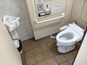 2024年9月14日 道の駅「すばしり」トイレ便器