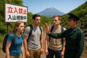 入山禁止中の登山は逮捕案件になるかも